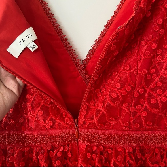 Red Reiss Lace Dress - Picture 6 of 6